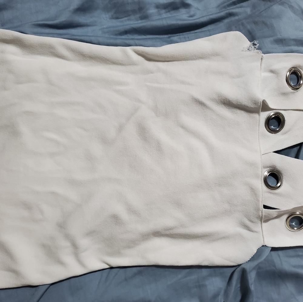 BAR III TANK SHIRT WHITE